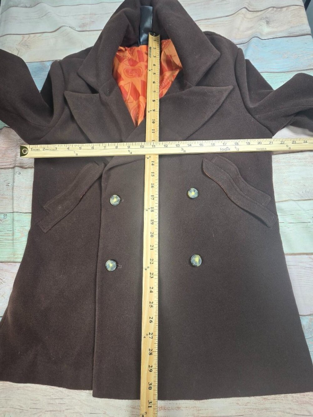 Marvel Our Universe Loki TVA Brown Double-Breasted Coat Large - Picture 8 of 11